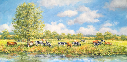 Cows on the Stour near Flatford