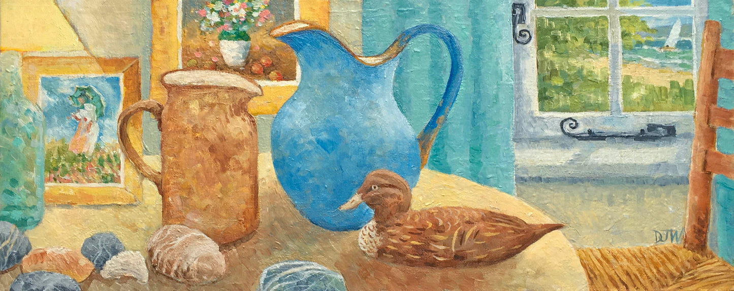 Still Life with a Blue Vase